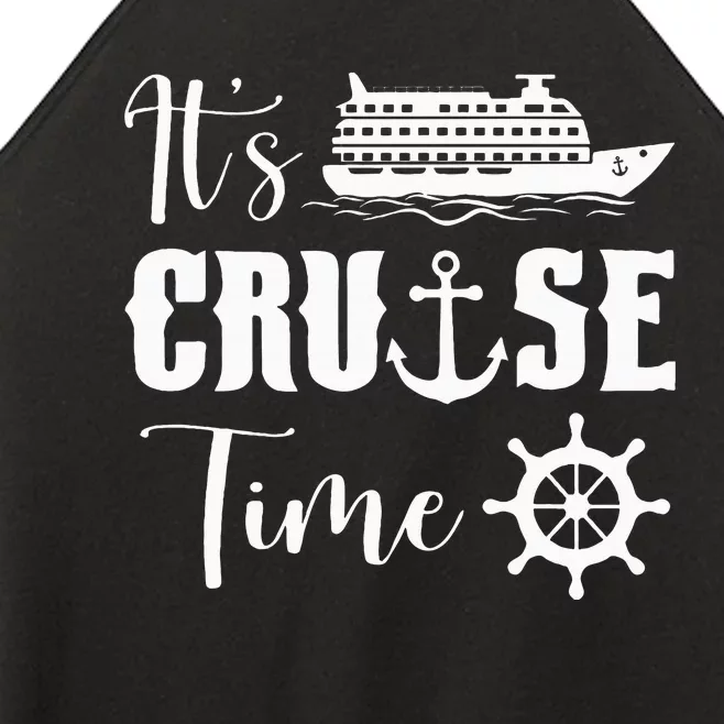 ItS Cruise Time Funny Cruise Lover Women’s Perfect Tri Rocker Tank