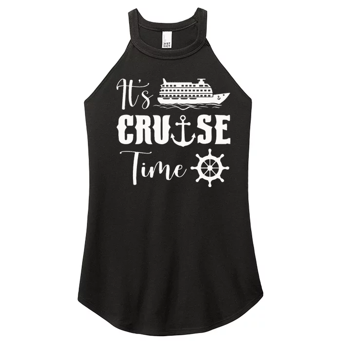 ItS Cruise Time Funny Cruise Lover Women’s Perfect Tri Rocker Tank