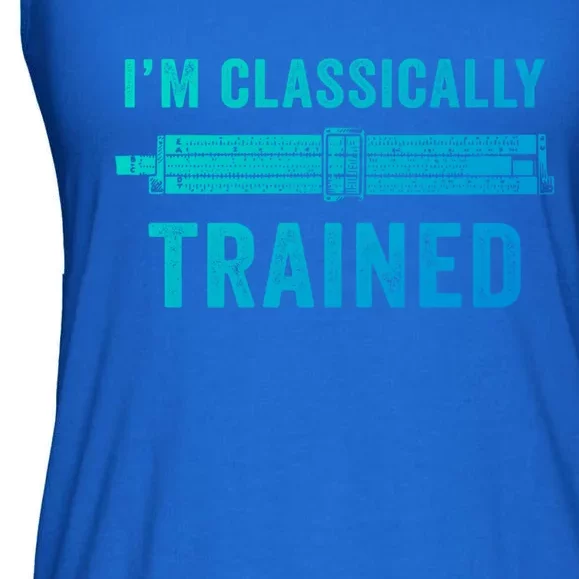 IM Classically Trained Slide Rule Mechanical Analog Gift Ladies Essential Flowy Tank