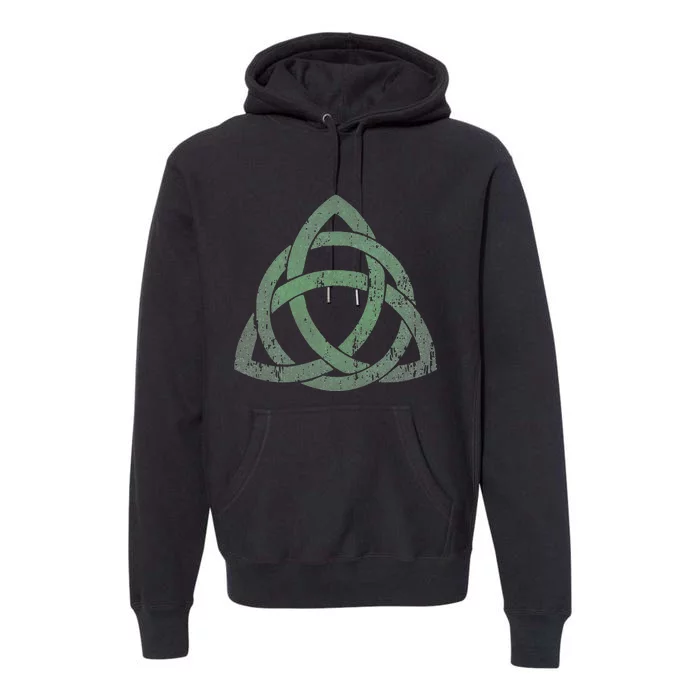 Irish Celtic Trinity Knot Triquetra Symbol Christian Premium Hoodie