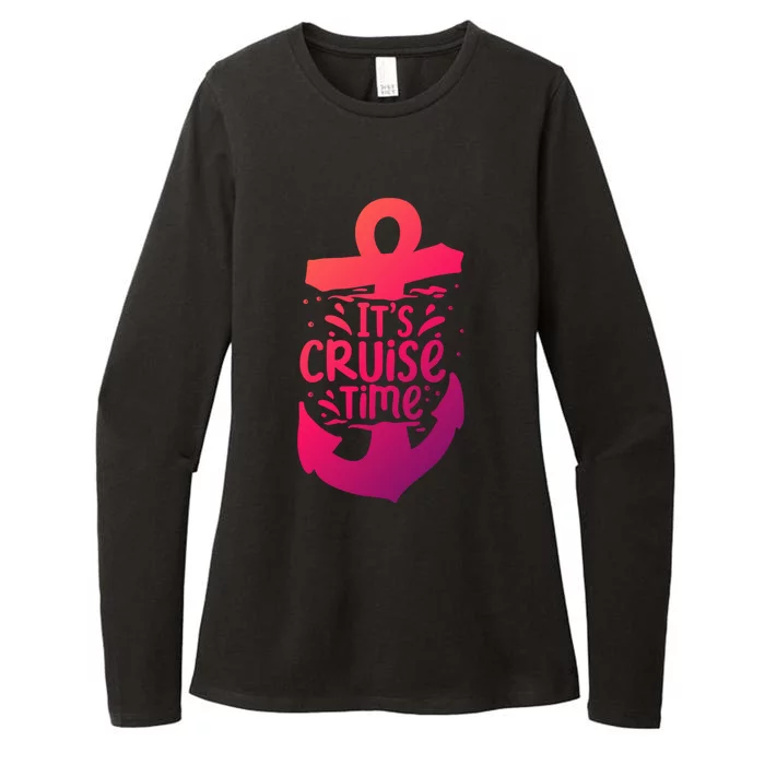 Its Cruise Time Summer Vacation Travel Funny Gift Womens CVC Long Sleeve Shirt