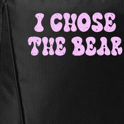 I Choose The Bear In The Woods City Backpack