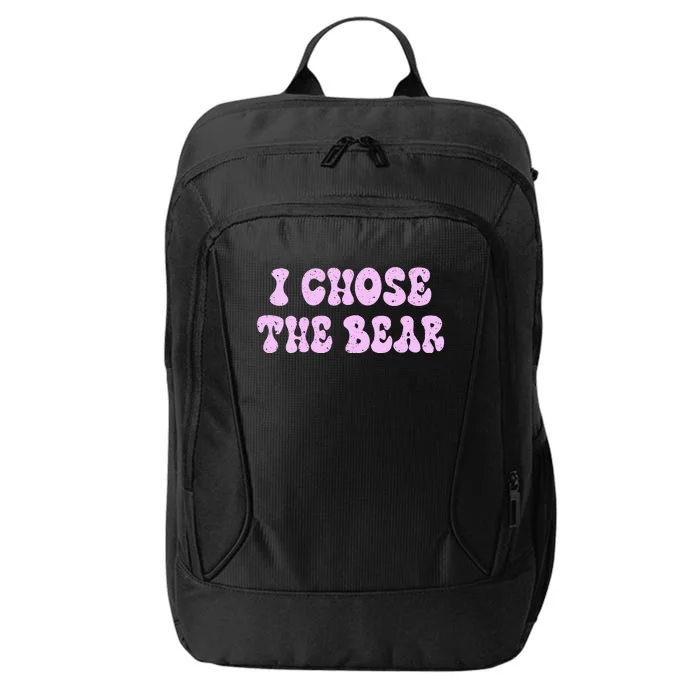 I Choose The Bear In The Woods City Backpack