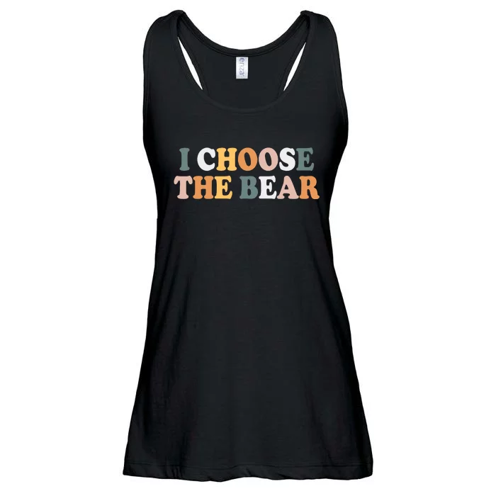 I Choose The Bear Ladies Essential Flowy Tank