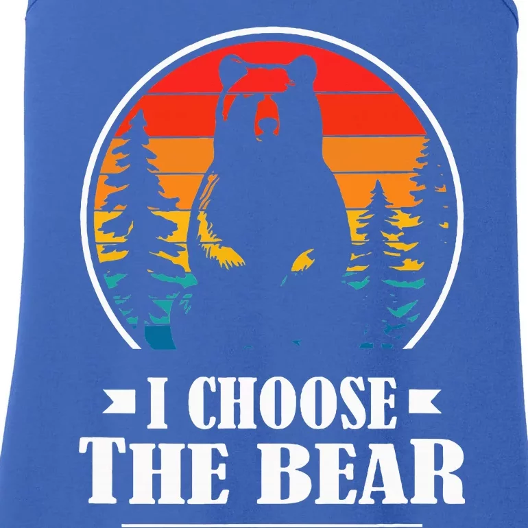 I Choose The Bear Ladies Essential Tank