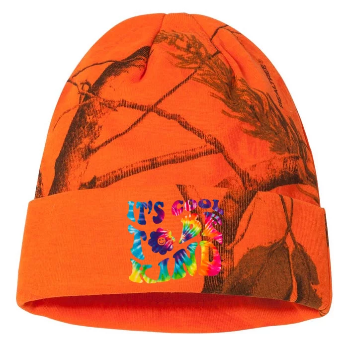 It's Cool To Be Kind Colorful Dye Kati - 12in Camo Beanie