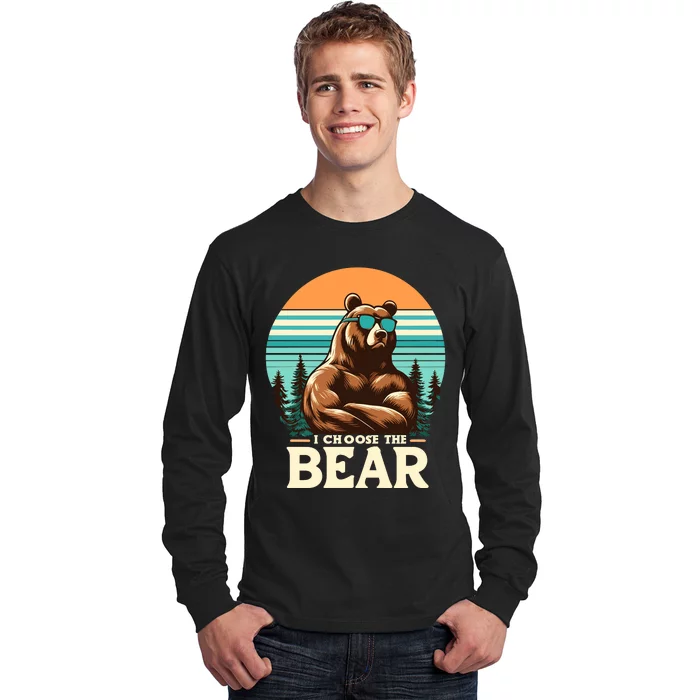 I Choose The Bear Long Sleeve Shirt