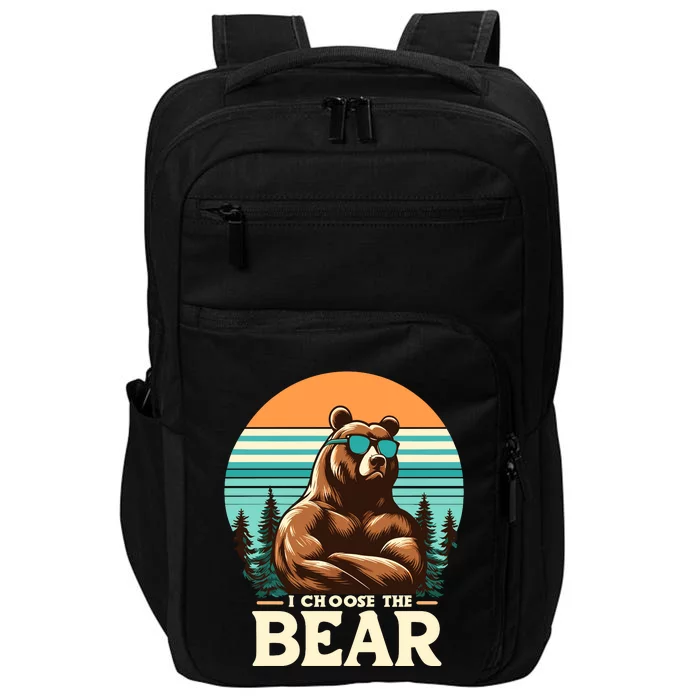 I Choose The Bear Impact Tech Backpack