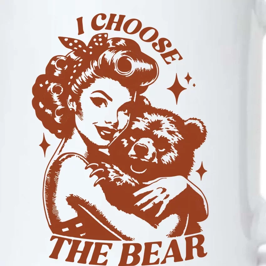 I Choose The Bear Woman Rights Black Color Changing Mug