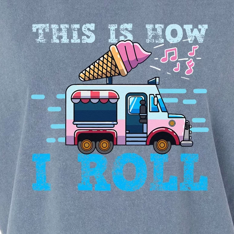 Ice Cream Truck Garment-Dyed Women's Muscle Tee