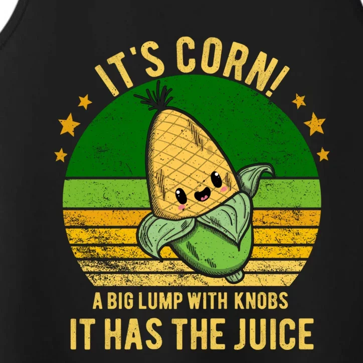 Its Corn Tiktok Song Shirt It’s Corn It Has The Juice Performance Tank