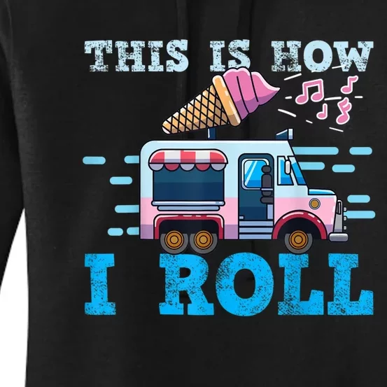 Ice Cream Truck Women's Pullover Hoodie