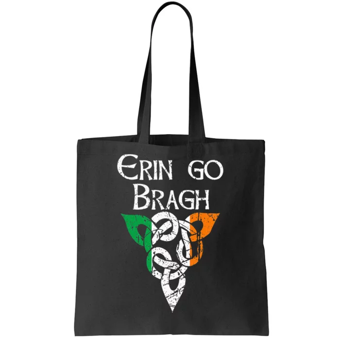 Ireland Celtic Trinity Knot Triquetra Irish Erin Go Bragh Tote Bag