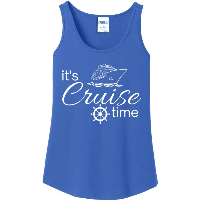 It’S Cruise Time Cruise Vacation Ladies Essential Tank