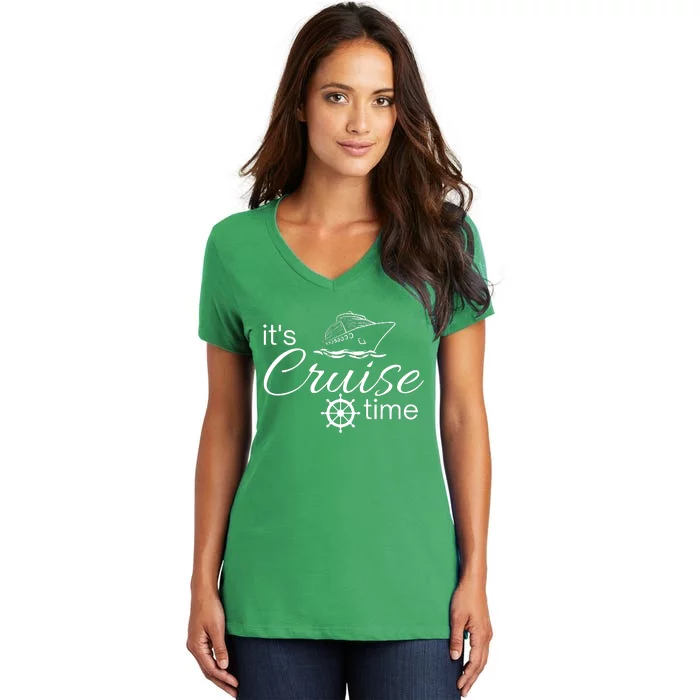 It’S Cruise Time Cruise Vacation Women's V-Neck T-Shirt