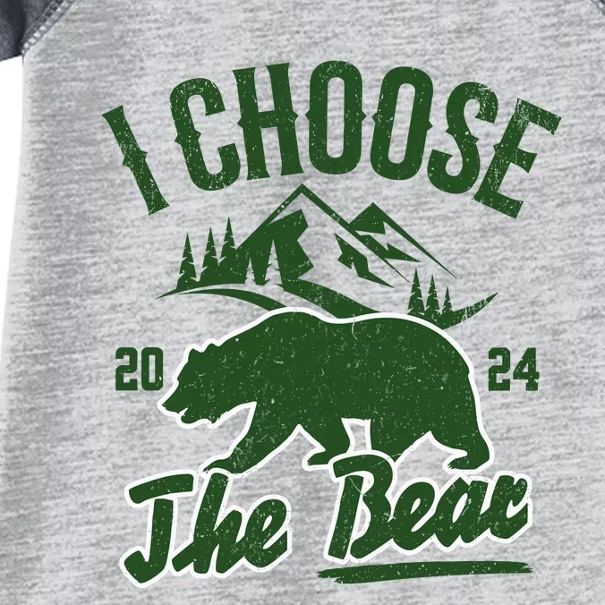 I Choose The Bear Infant Baby Jersey Bodysuit