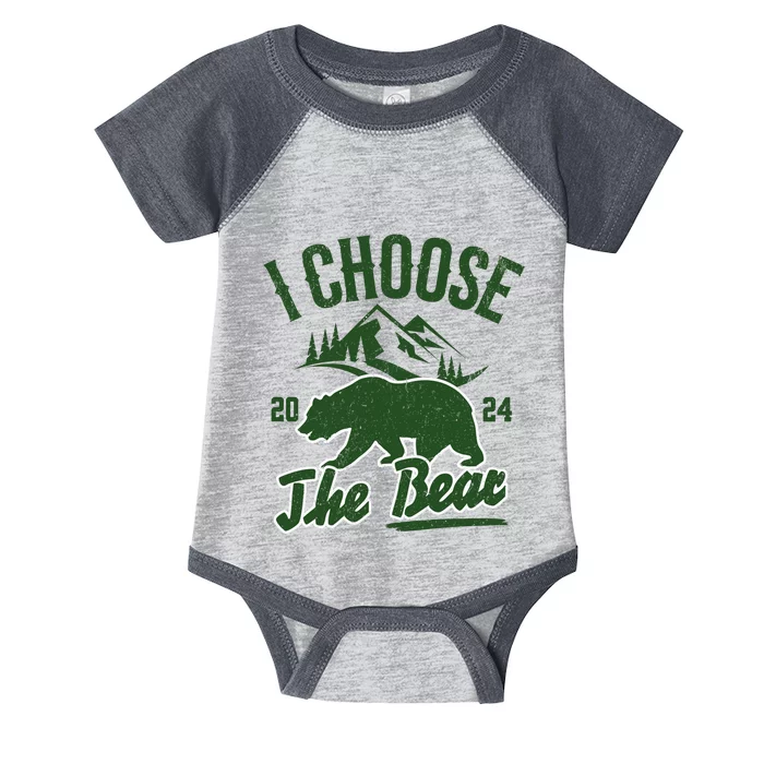 I Choose The Bear Infant Baby Jersey Bodysuit