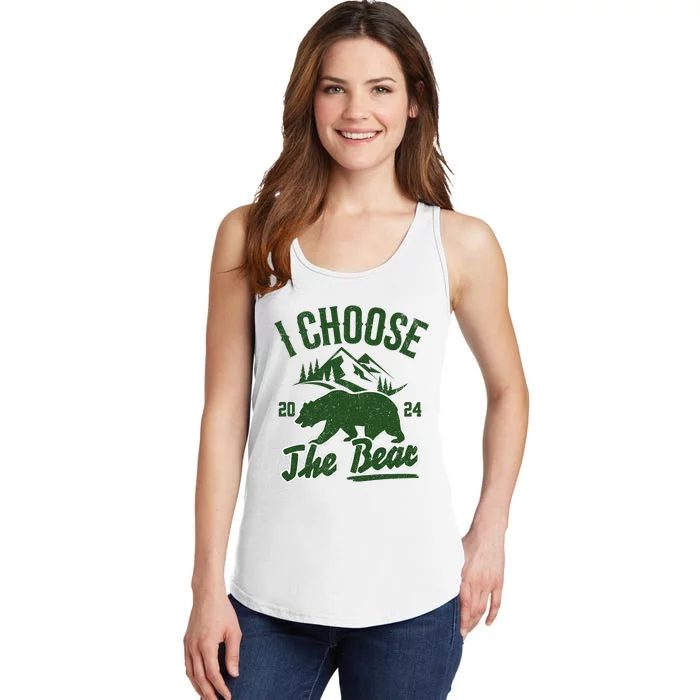 I Choose The Bear Ladies Essential Tank