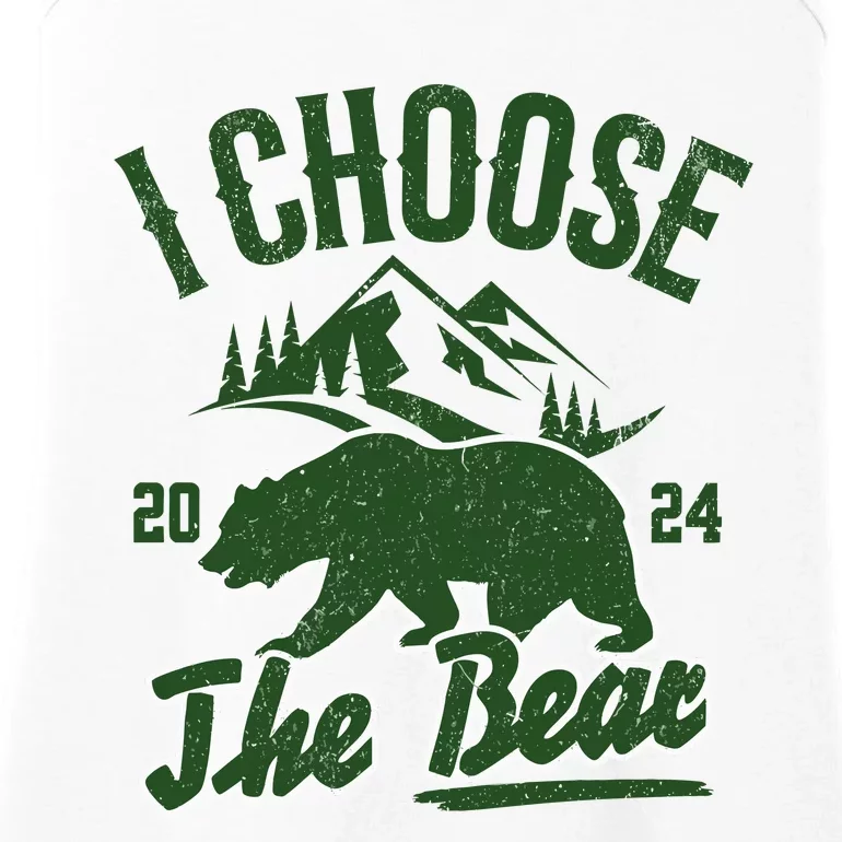 I Choose The Bear Ladies Essential Tank