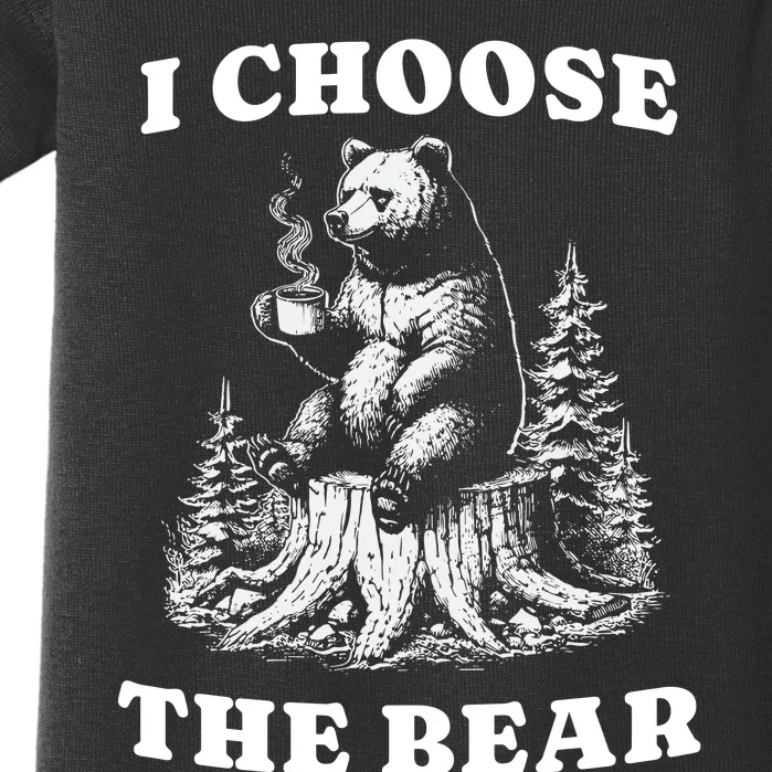 I Choose The Bear Baby Bodysuit