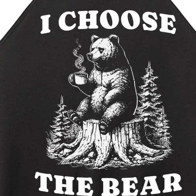 I Choose The Bear Women’s Perfect Tri Rocker Tank