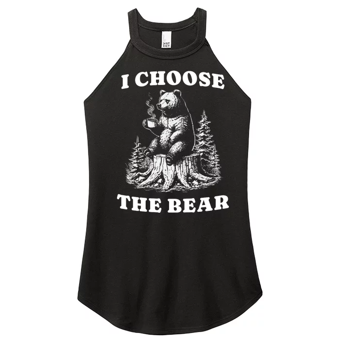 I Choose The Bear Women’s Perfect Tri Rocker Tank