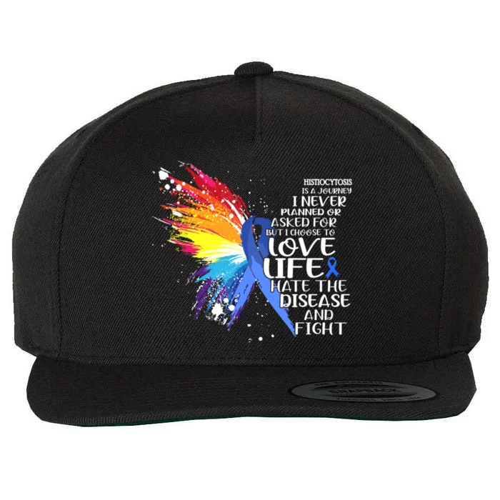 I Choose To Love Life And Fight Meaningful Gift Wool Snapback Cap