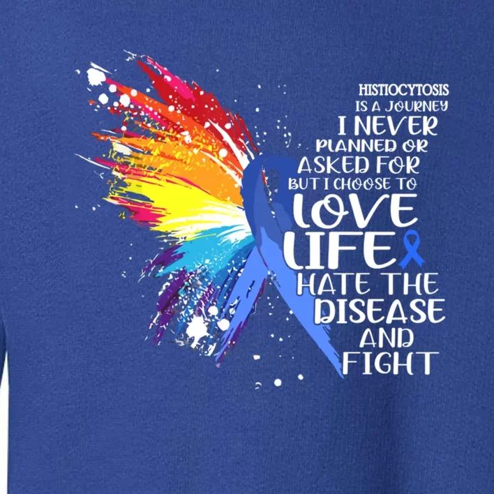 I Choose To Love Life And Fight Meaningful Gift Toddler Sweatshirt