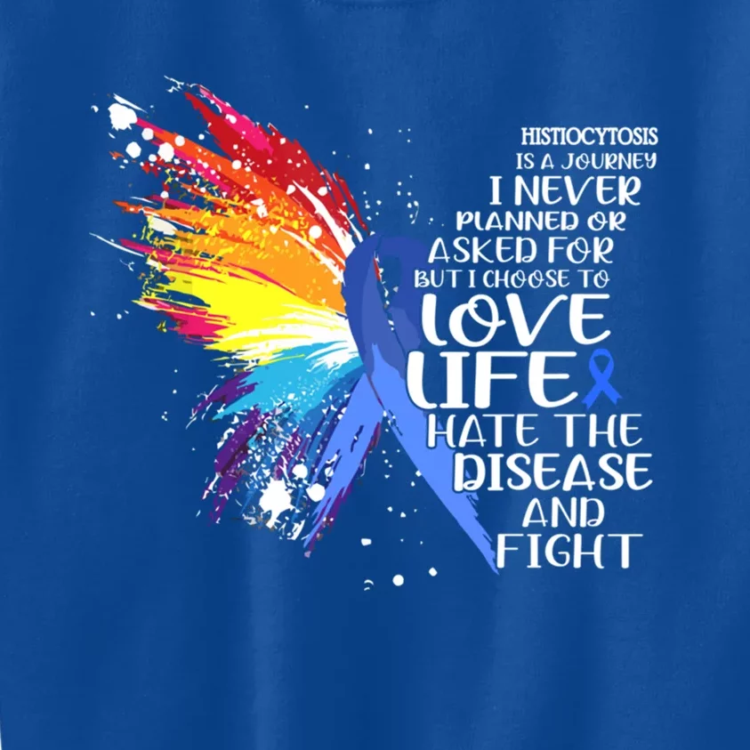 I Choose To Love Life And Fight Meaningful Gift Kids Sweatshirt