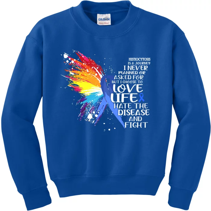 I Choose To Love Life And Fight Meaningful Gift Kids Sweatshirt