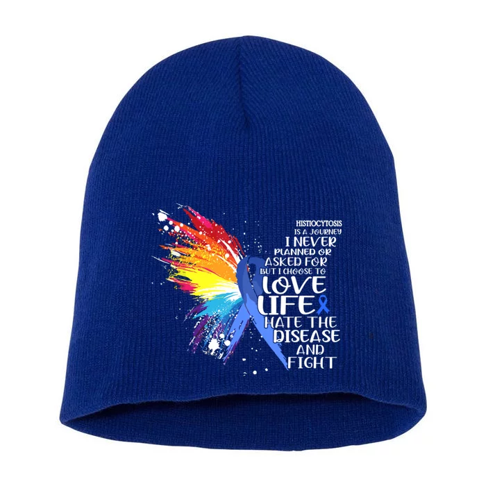 I Choose To Love Life And Fight Meaningful Gift Short Acrylic Beanie