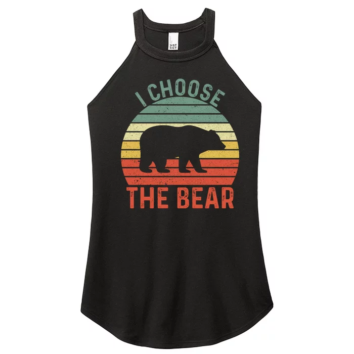 I Choose The Bear 2024 Women’s Perfect Tri Rocker Tank