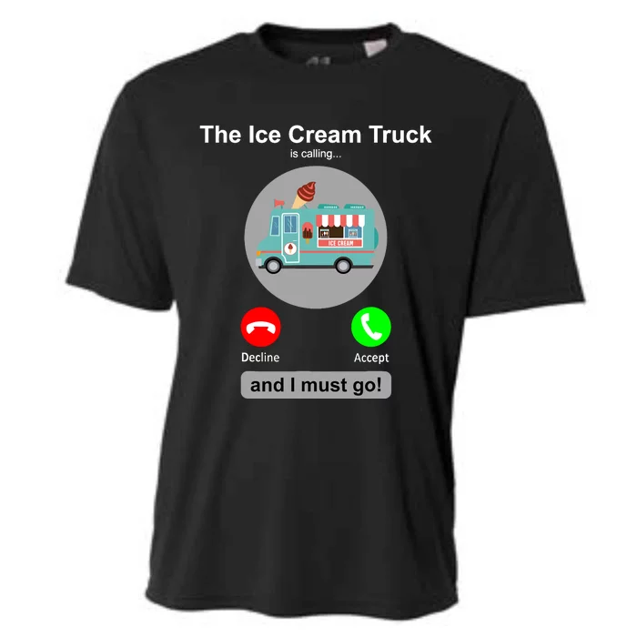 Ice Cream Truck Funny Ice Cream Truck Lover Gift Cooling Performance Crew T-Shirt