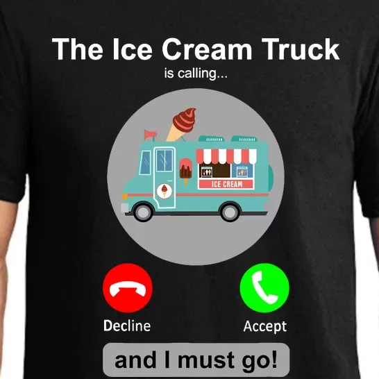 Ice Cream Truck Funny Ice Cream Truck Lover Gift Pajama Set