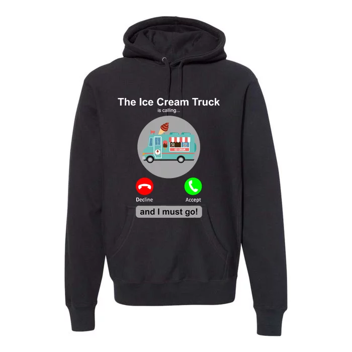 Ice Cream Truck Funny Ice Cream Truck Lover Gift Premium Hoodie