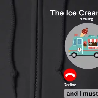 Ice Cream Truck Funny Ice Cream Truck Lover Gift Full Zip Hoodie