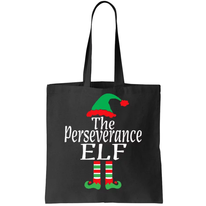 Inspirational Christmas The Perseverance Elf Encouragement Tote Bag