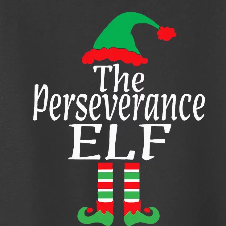 Inspirational Christmas The Perseverance Elf Encouragement Toddler T-Shirt