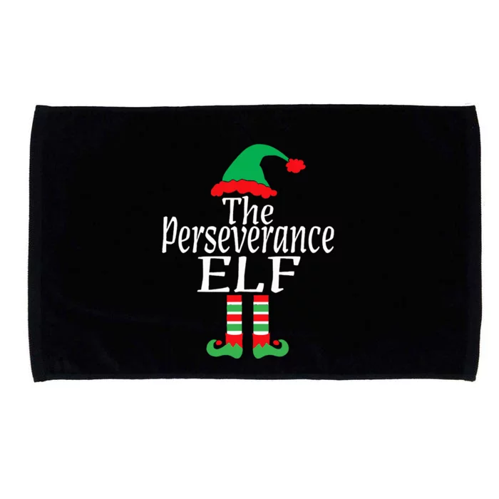 Inspirational Christmas The Perseverance Elf Encouragement Microfiber Hand Towel