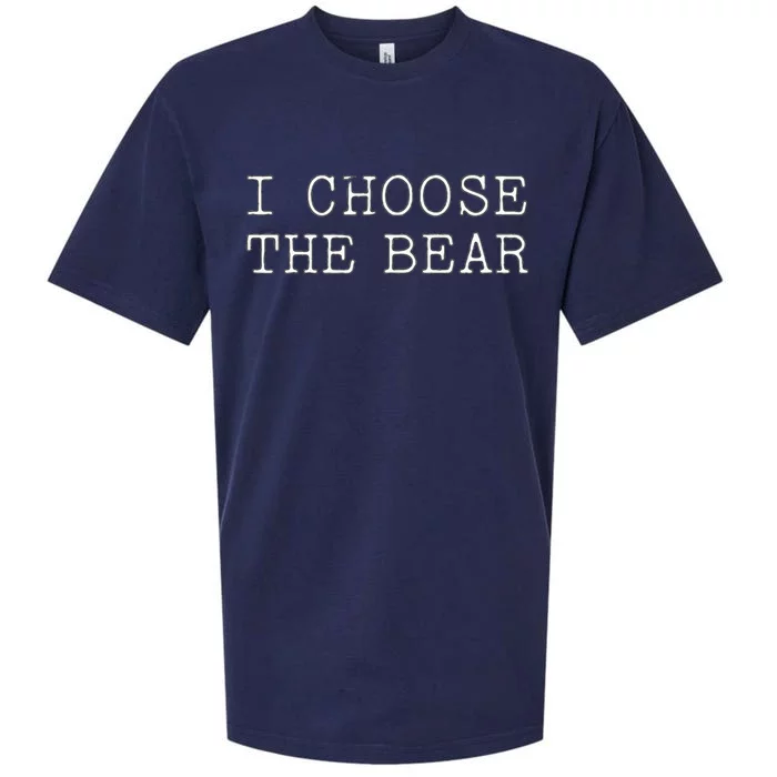 I Choose The Bear In The Woods Sueded Cloud Jersey T-Shirt