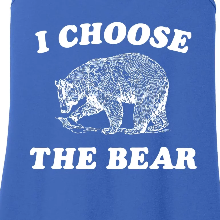 I Choose The Bear Ladies Essential Tank