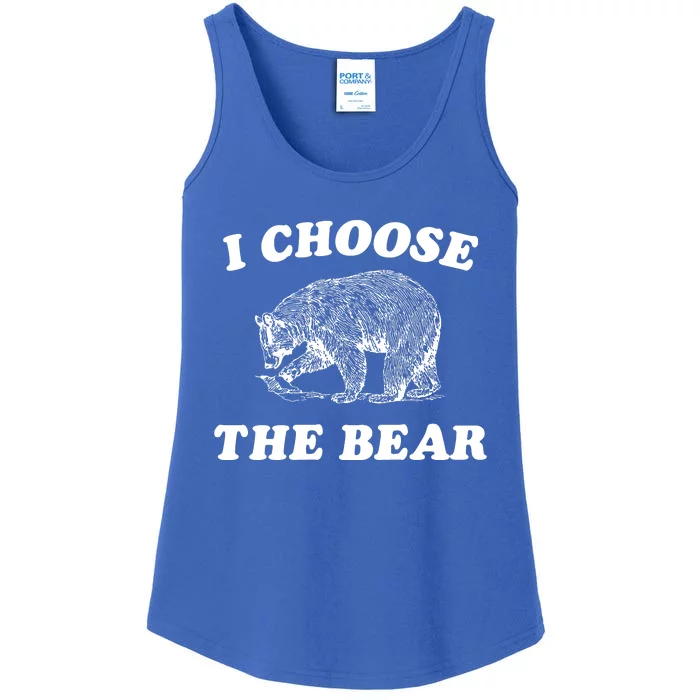 I Choose The Bear Ladies Essential Tank