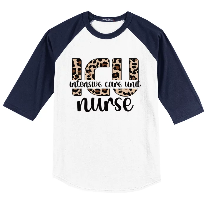 Intensive Care Unit Nurse ICU Nurse Appreciation Baseball Sleeve Shirt