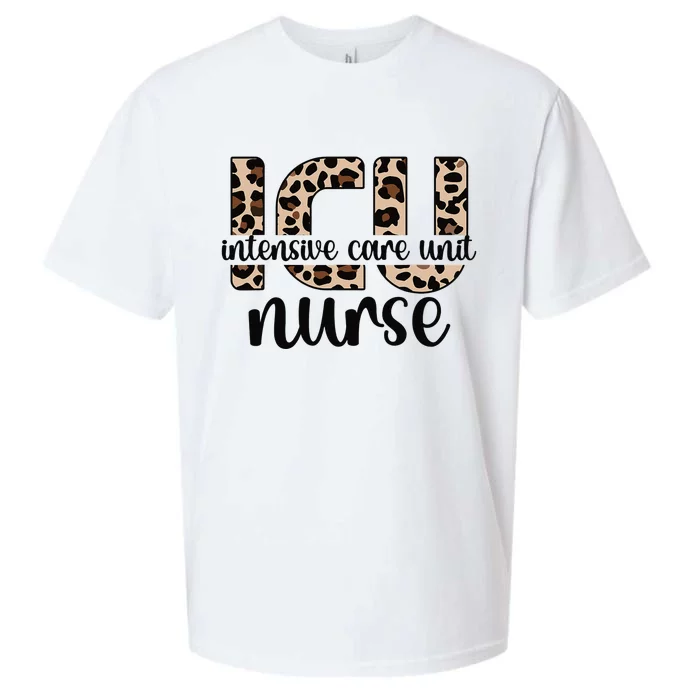 Intensive Care Unit Nurse ICU Nurse Appreciation Sueded Cloud Jersey T-Shirt