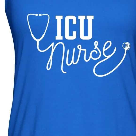 Intensive Care Unit Nurse Icu Nurse Gift Ladies Essential Flowy Tank