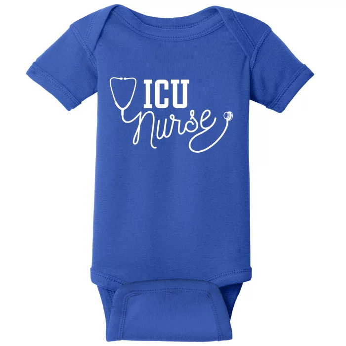 Intensive Care Unit Nurse Icu Nurse Gift Baby Bodysuit