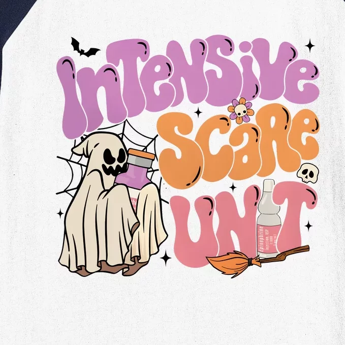 Intensive Care Unit Halloween Baseball Sleeve Shirt