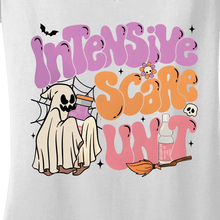 Intensive Care Unit Halloween Women's V-Neck T-Shirt