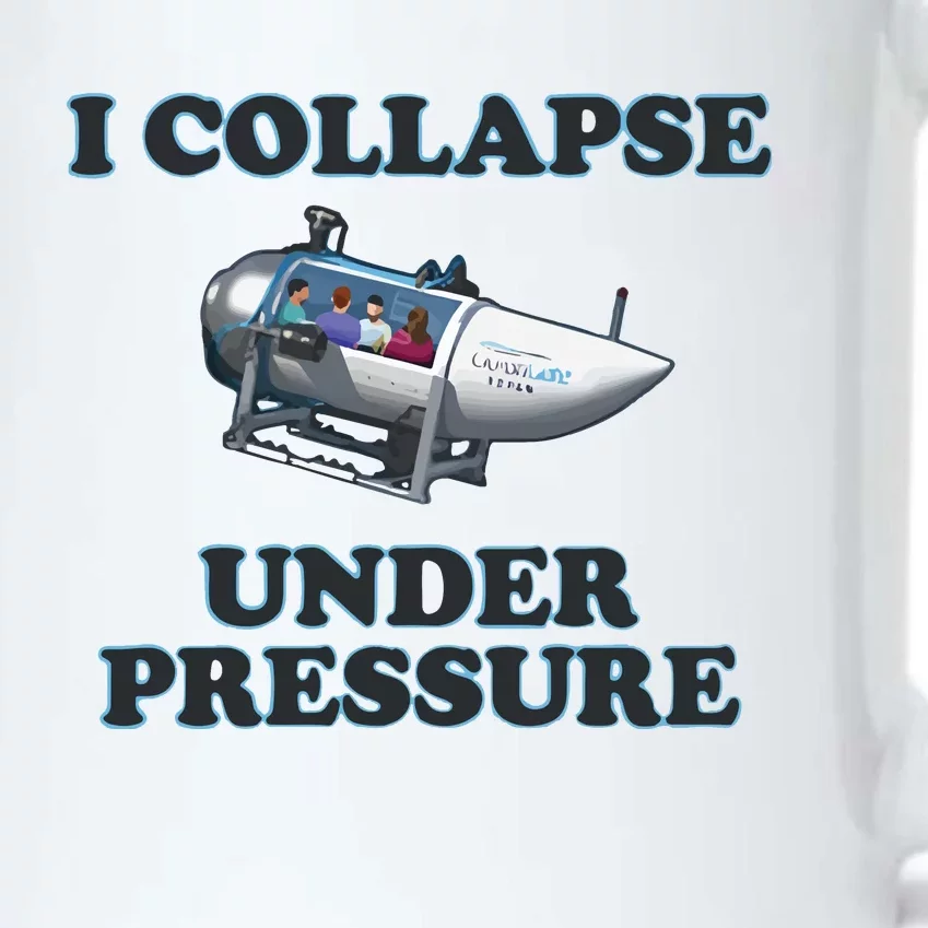 I Collapse Under Pressure Black Color Changing Mug