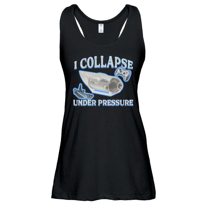 I Collapse Under Pressure Ladies Essential Flowy Tank